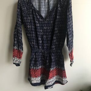 anthropologie short romper